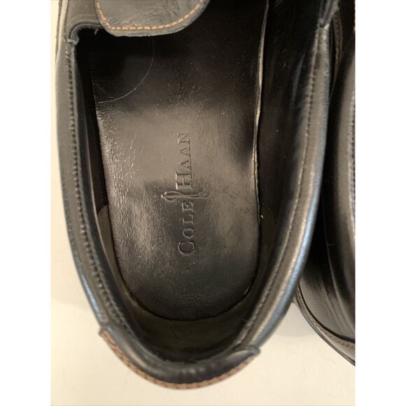 Cole Haan Tucker Venetian Black Leather Loafers CO3557 Sz 11 M Driving Slip On main image 9